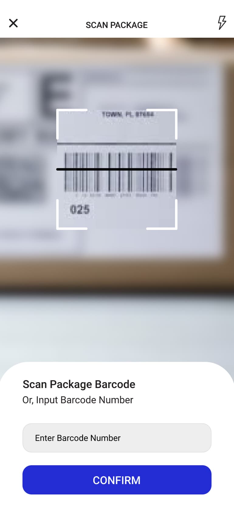 Native Barcode Scanner